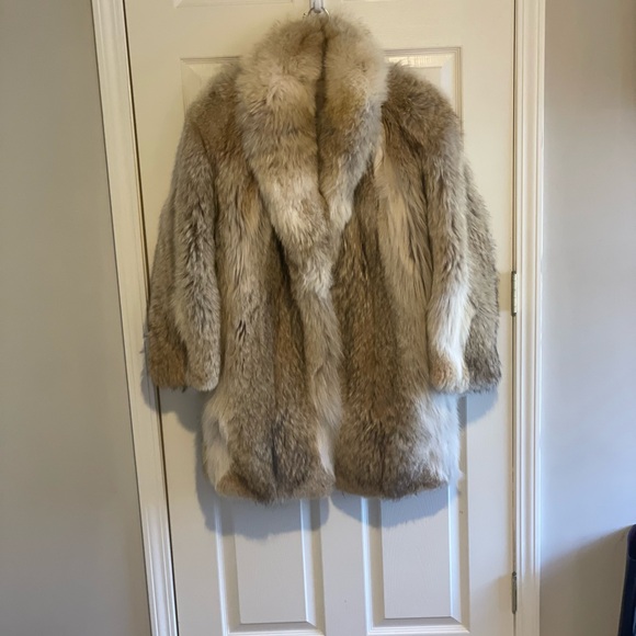100% authentic vintage rabbit fur coat - Picture 3 of 16